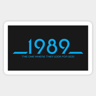 1989 Movie (Blue) Sticker